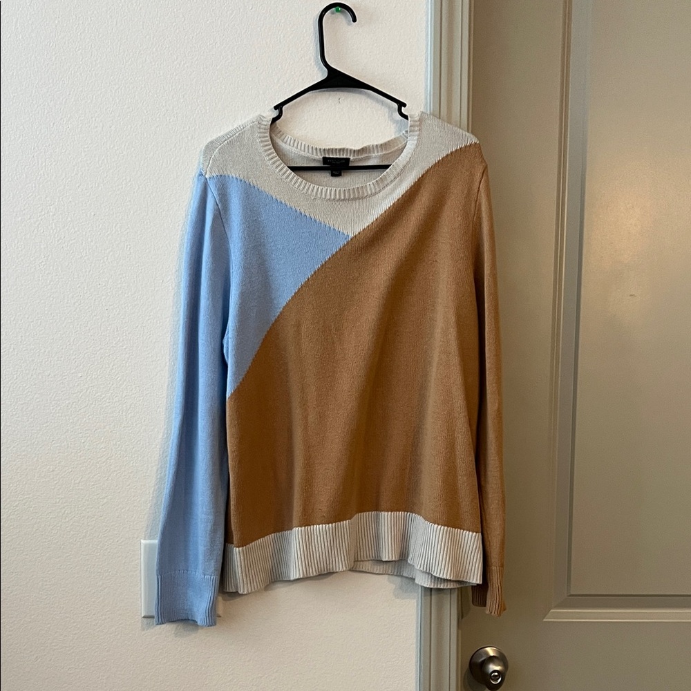 Ann Taylor Multicolor Crewneck Sweater